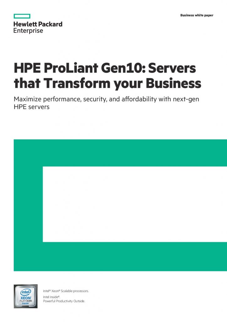 Maximize-Your-Business-With-HPE-ProLiant-Gen10-Servers